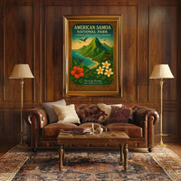 American Samoa National Park Scenic Vista Travel Poster