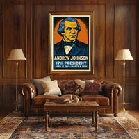 Andrew Johnson 17th President Poster