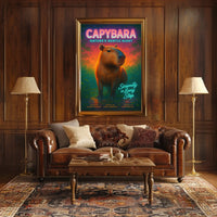 Capybara Natures Gentle Giant Poster