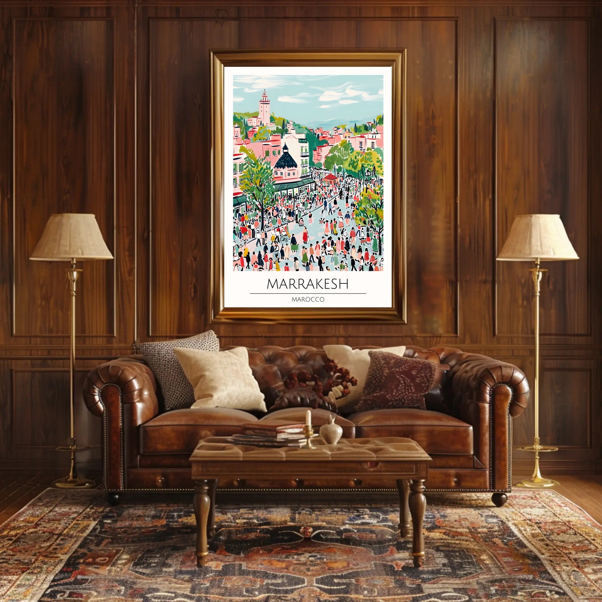 Vibrant Marrakesh Poster PosterGoat
