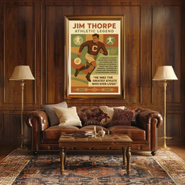 Jim Thorpe Legendary Athlete Jim Thorpe Poster