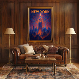 New York City Skyline Poster