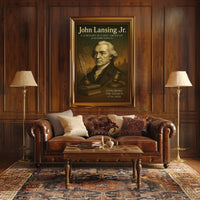 John Lansing Jr. A Luminary of Early American Jurisprudence Poster