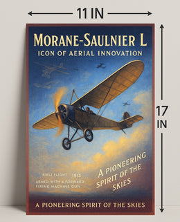 Morane-Saulnier L Icon of Aerial Innovation Poster PosterGoat