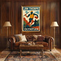 Jim Thorpe Olympian Poster