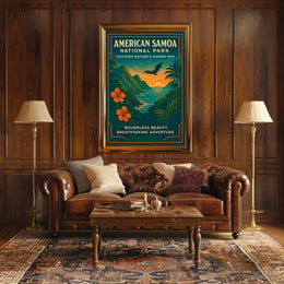 Discover America Samoa’s Beauty: National Park Poster