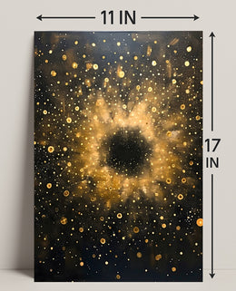 Cosmic Explosion William Morris Art Poster