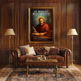 St. Robert Bellarmine Defender of the Faith Poster PosterGoat