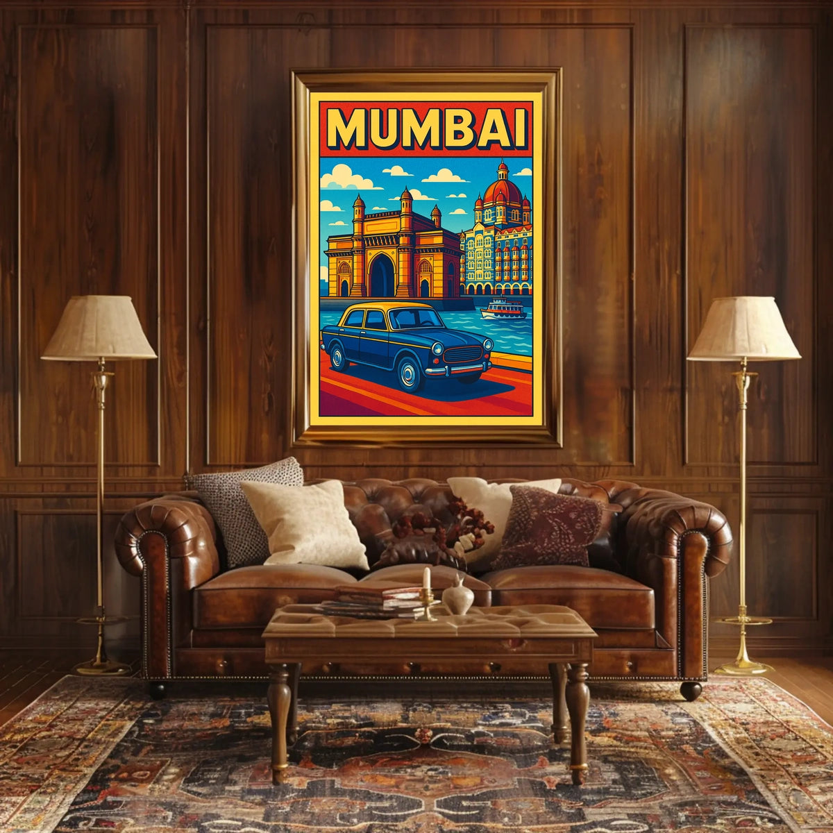 Mumbai A Vibrant Cityscape Poster