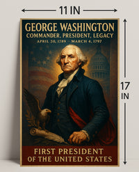 George Washington 1st President Poster PosterGoat