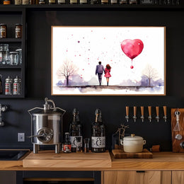 Love in Watercolor Poster