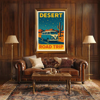 Desert Road Trip Poster