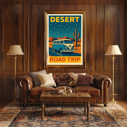 Desert Road Trip Poster