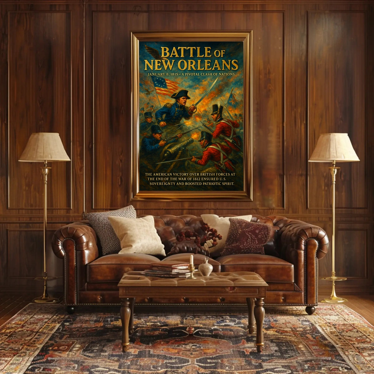 Battle Of New Orleans 1815 Poster