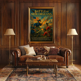 Battle Of New Orleans 1815 Poster