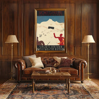 Montgenèvre Winter Sports Poster