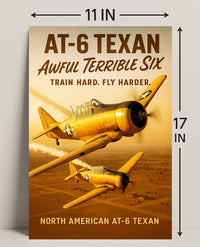 North American AT-6 Texan Poster PosterGoat