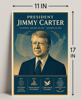 Jimmy Carter Leadership Gallery Print PosterGoat