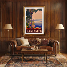 Santander Coastal Retreat Poster