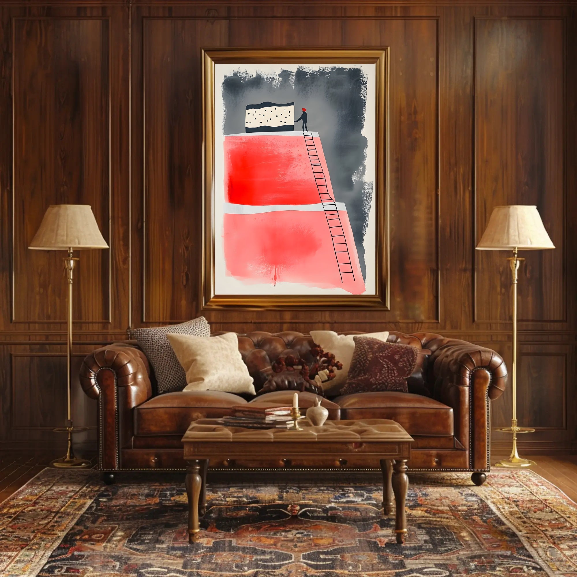 The Climb Scenic Inspirational Poster Wall Art