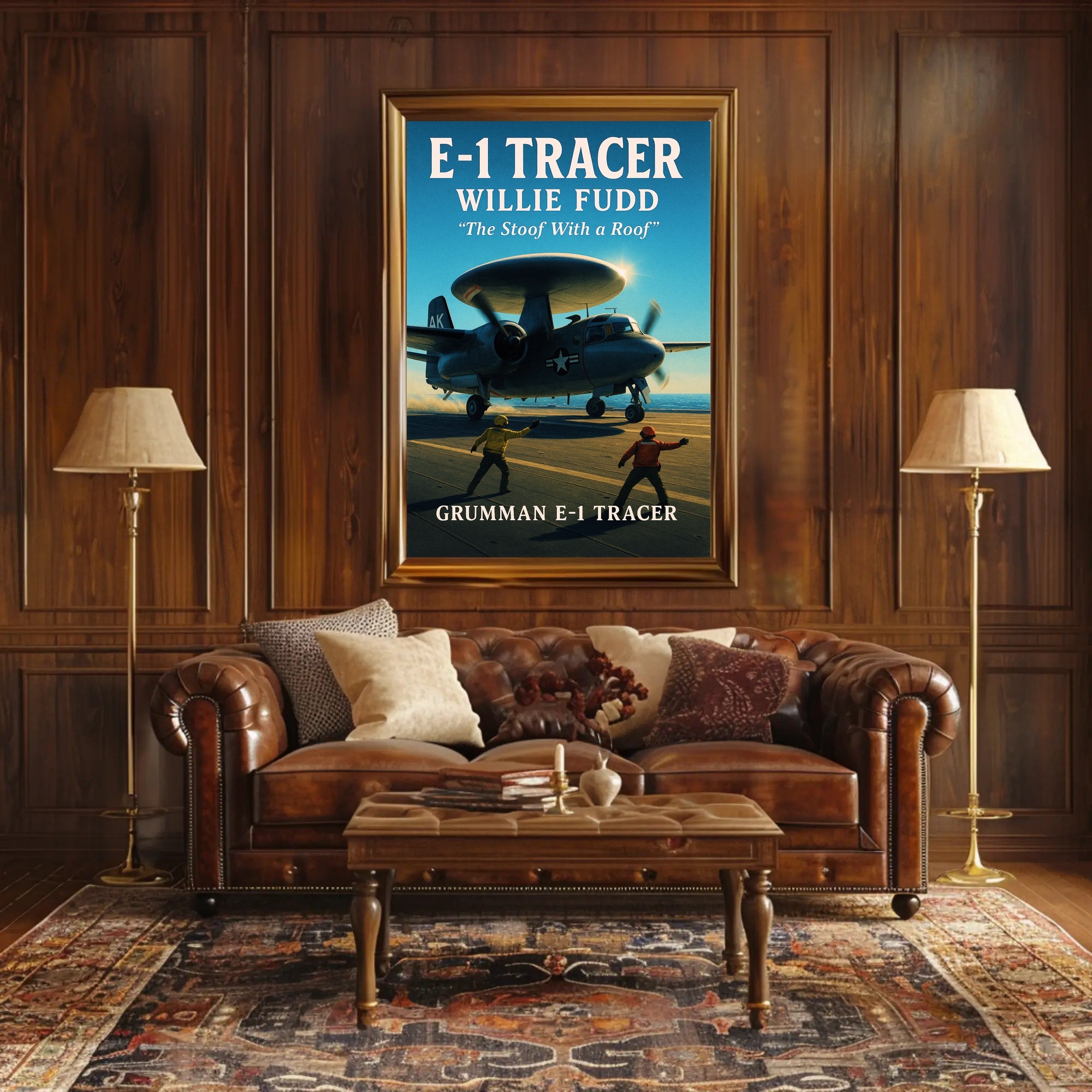 Grumman E-1 Tracer "The Stoof With a Roof" Poster PosterGoat