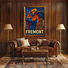 Fremont Cowboy Poster