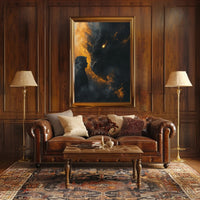 Dragon Confrontation Fantasy Art Poster Print PosterGoat