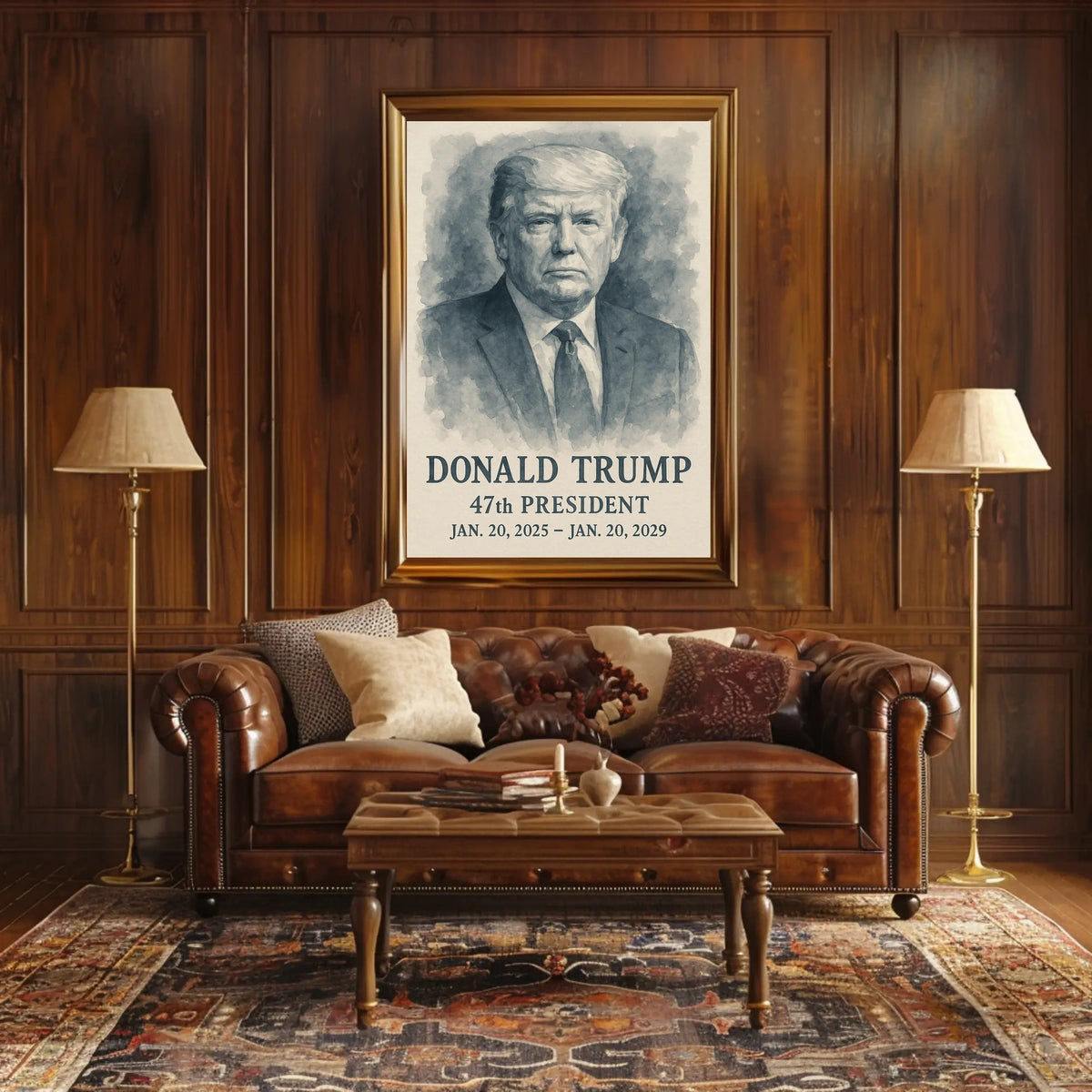 Donald Trump 47th President Poster