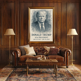 Donald Trump 47th President Poster
