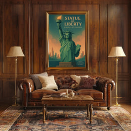 Statue of Liberty Vintage New York City Poster