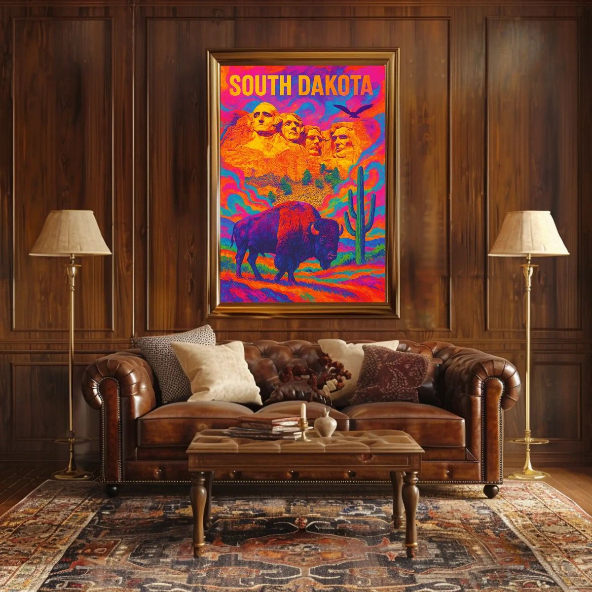 South DakotaS Vibrant Tribute Poster