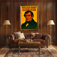 William Henry Harrison Scenic Wanderlust Poster