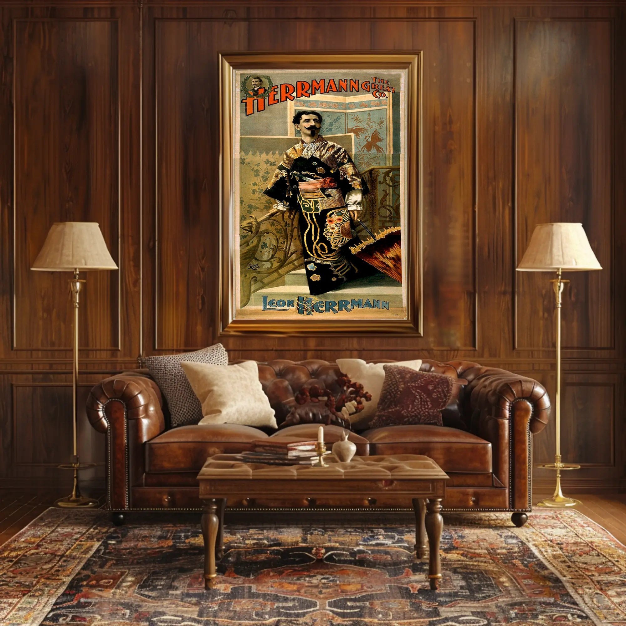 Herrmann the Great Magic Show Vintage Poster