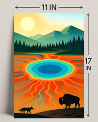 Yellowstone Wonders Poster PosterGoat