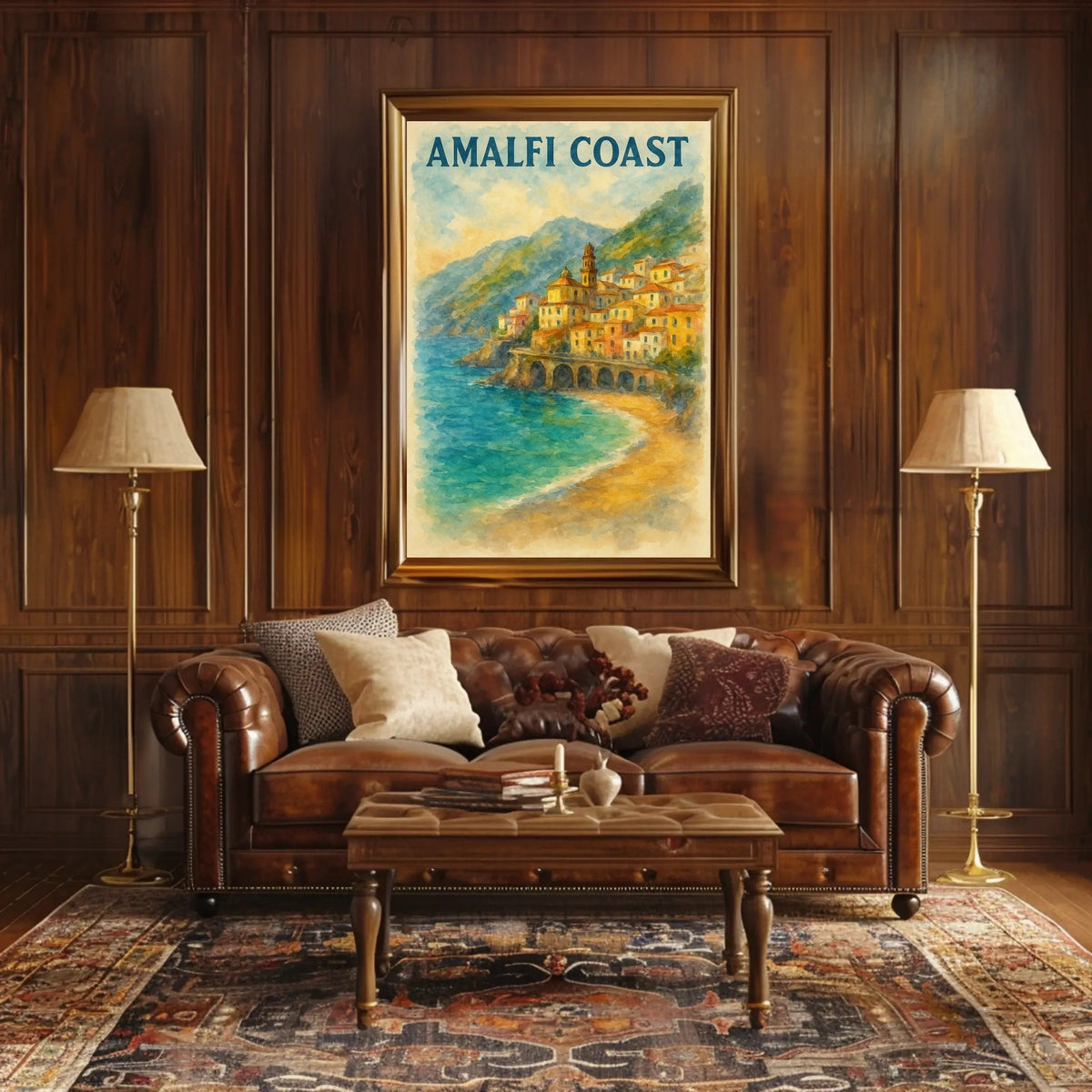 Amalfi Coast Scenic Beauty Poster