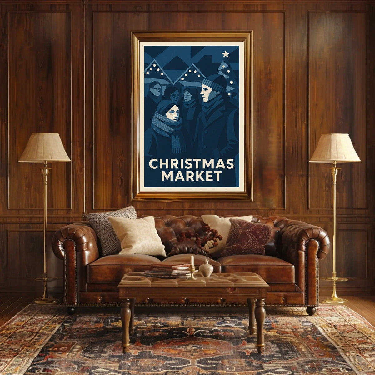 Christmas Market Celebration Poster