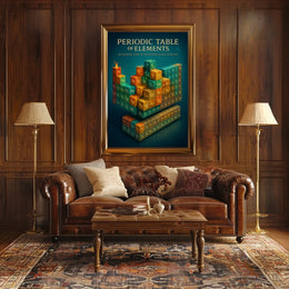 The Periodic Table Of Elements Poster