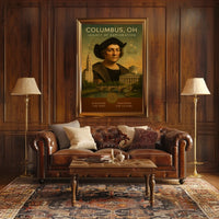 Columbus, Oh Legacy Of Exploration Poster