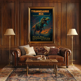 Tyrannosaurus Rex Majestic Predator Poster