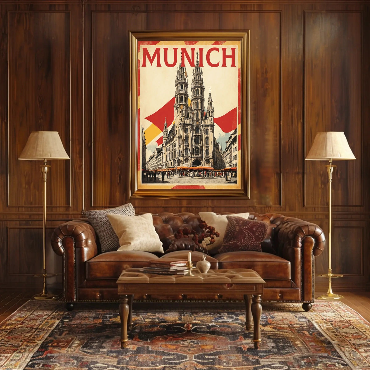 Munich Architectural Splendor Poster