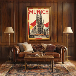 Munich Architectural Splendor Poster