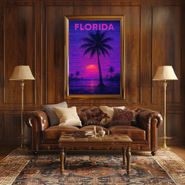 Florida Sunset Poster