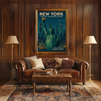 New York City's Vibrant Spirit Urban or Cityscape Poster