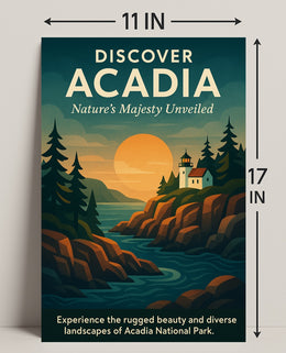 Discover Acadia Poster PosterGoat