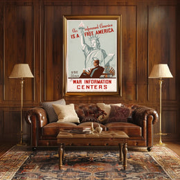 An Informed America is a Free America Poster PosterGoat