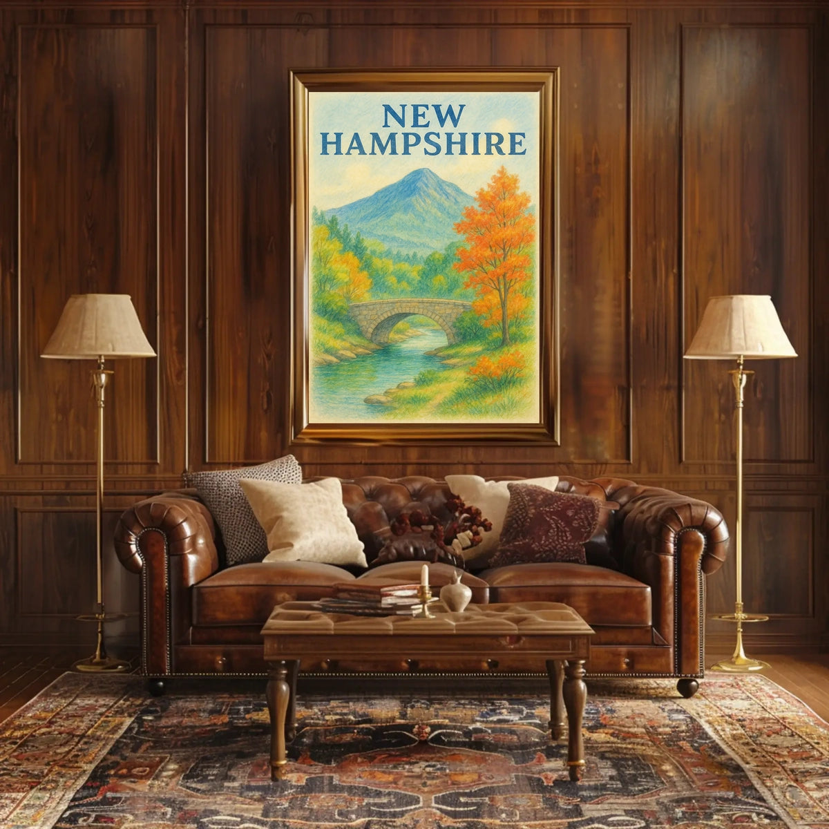 New Hampshire Scenic Poster
