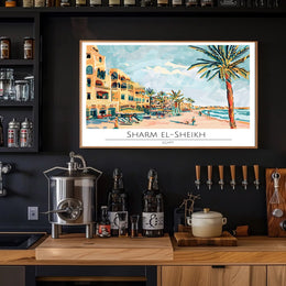 Vibrant Shores of Sharm El-Sheikh Poster PosterGoat