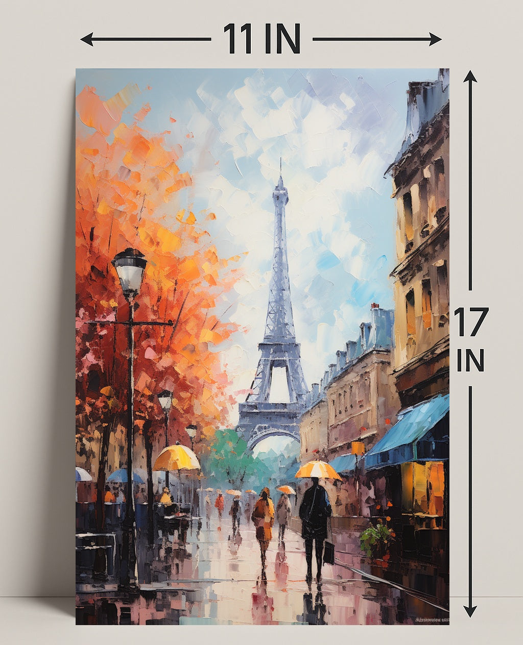 Autumn In Paris Poster