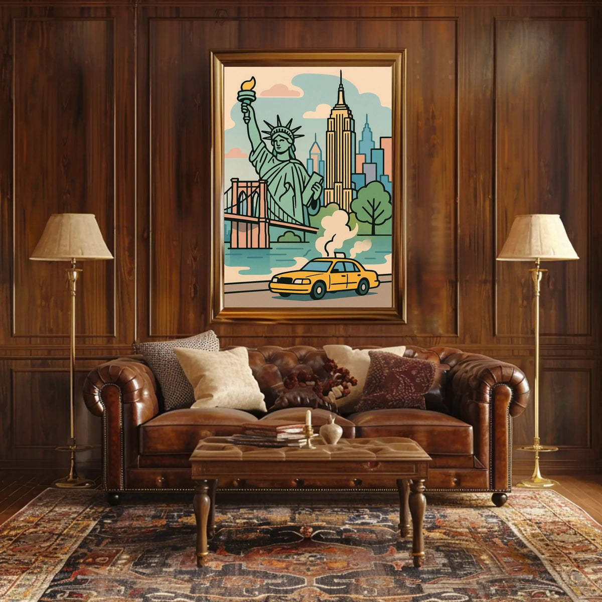 New York City Icons Poster