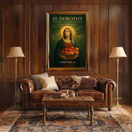 St. Dorothy Guardian of the Garden of Souls Poster PosterGoat